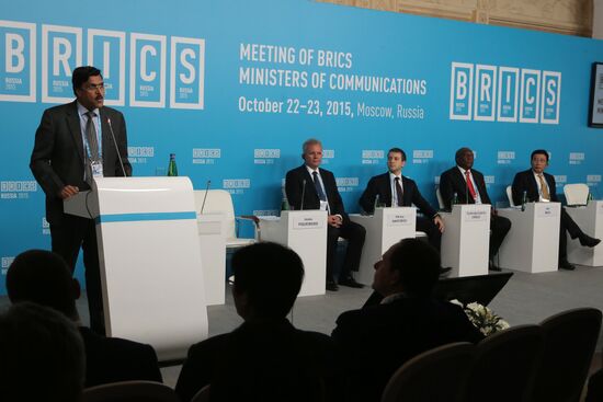 Meeting of the BRICS Communications Ministers. Day one