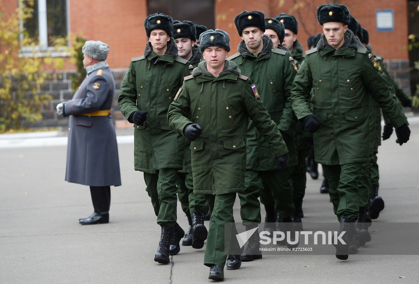 Conscripts are sent to Preobrazhensky Commandant's Regiment