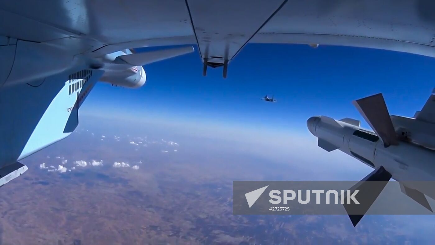 Operational flights by Russian Air Force jets in Syria