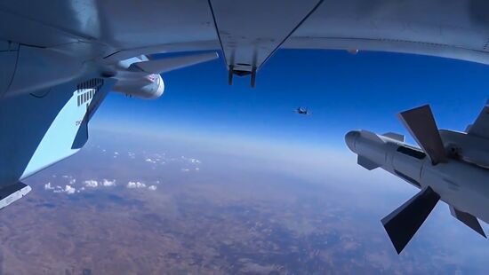 Operational flights by Russian Air Force jets in Syria