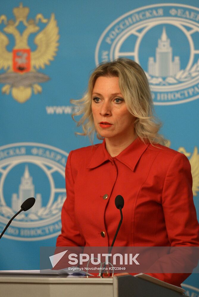 Briefing by Russian Foreign Ministry spokesperson Maria Zakharova