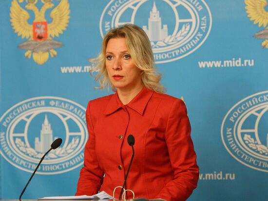 Briefing by Russian Foreign Ministry spokesperson Maria Zakharova