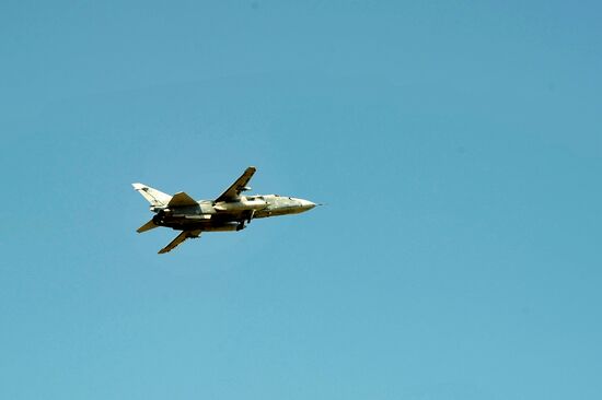 Russian aircract at Hemeimeem Air Base in Syria