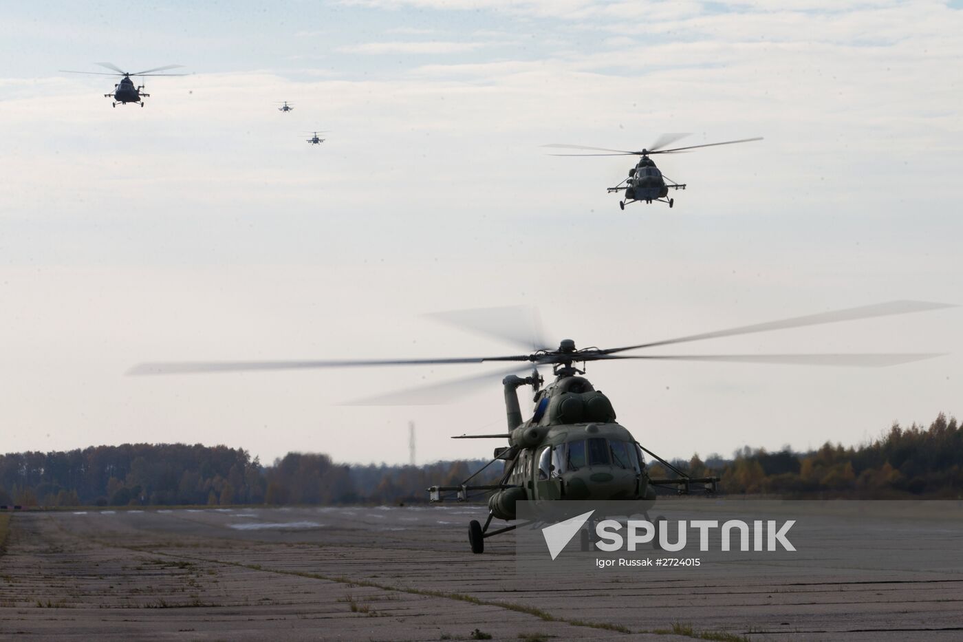 Tactical flight drill by Airborne Forces in Pskov Region