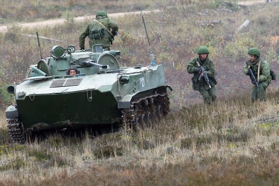 War games in Pskov Region