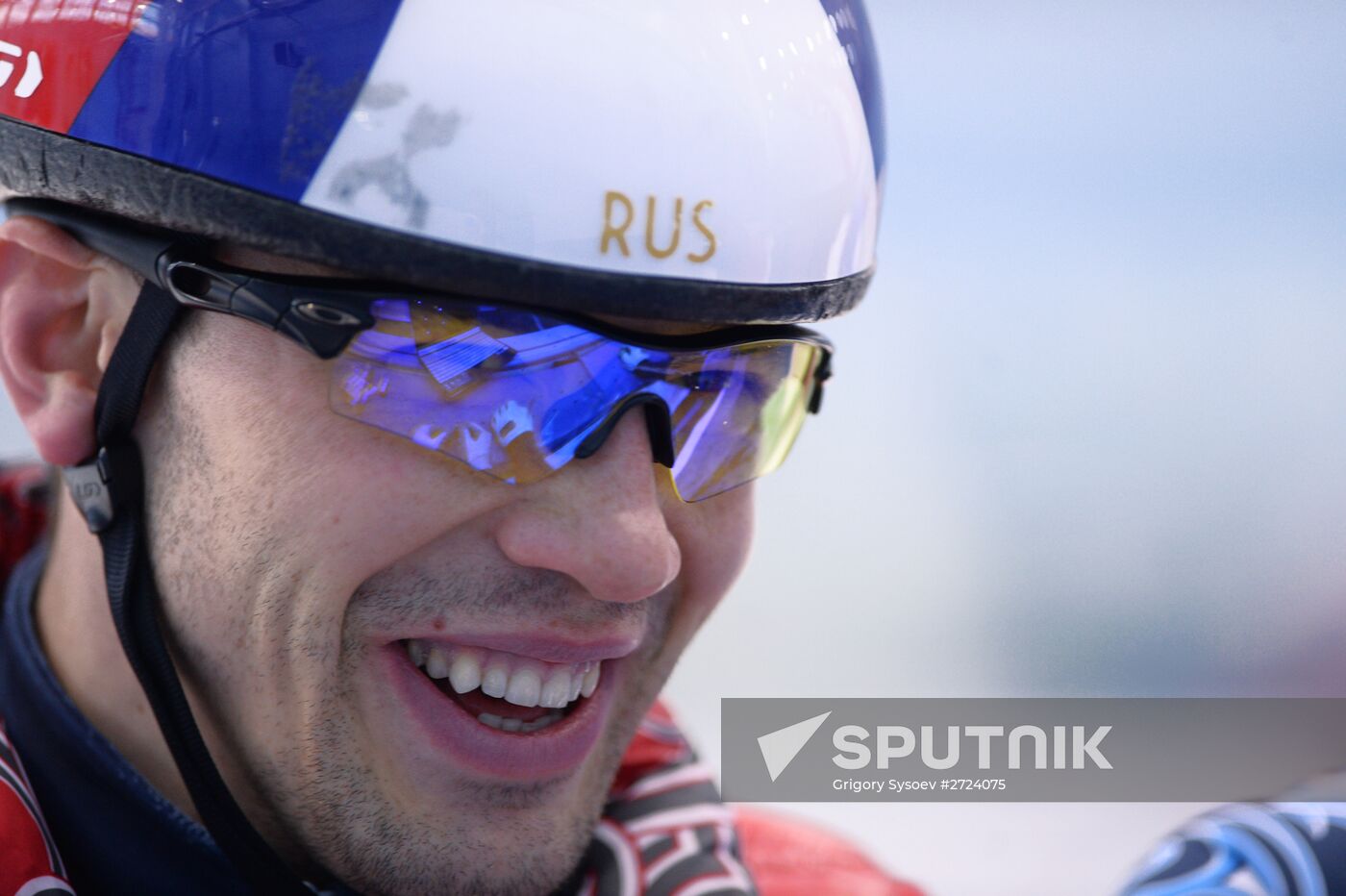 Short track. Russian national team's training session