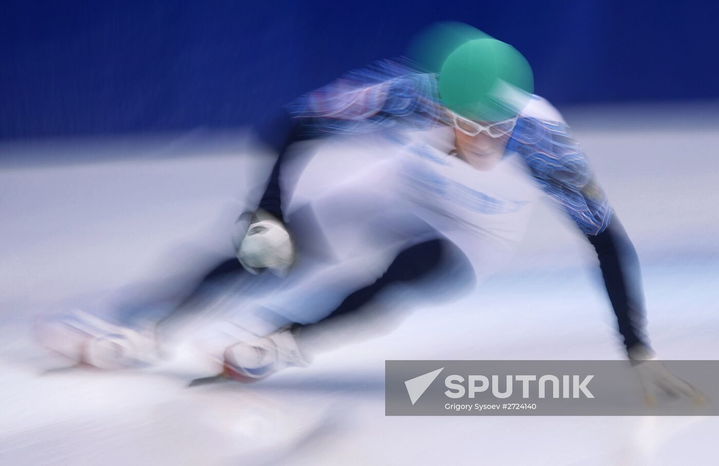 Short track. Russian national team's training session
