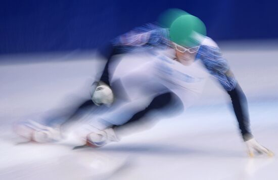 Short track. Russian national team's training session