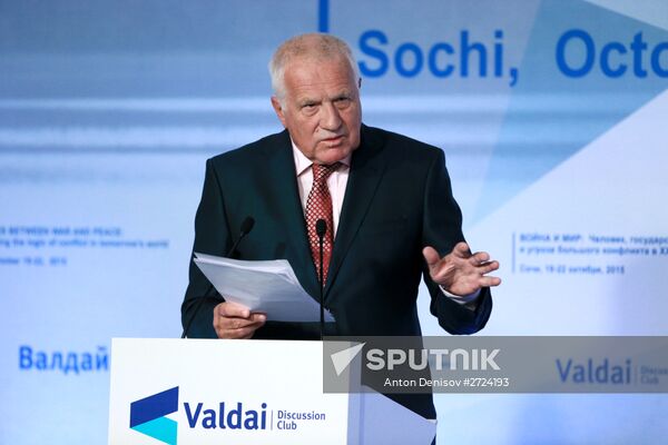 Valdai Discussion Club meeting in Sochi. Day Three