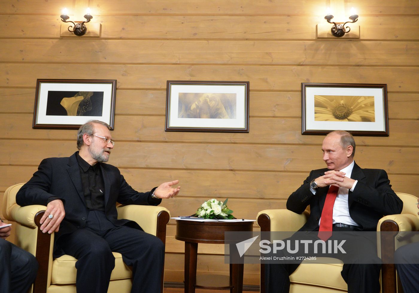 President Vladimir Putin takes part in Valdai discussion club session
