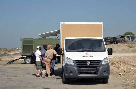 Russian aircract at Hemeimeem Air Base in Syria