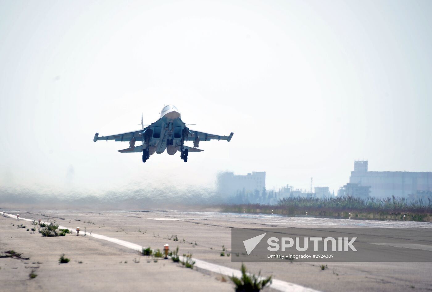 Russian aircract at Hemeimeem Air Base in Syria