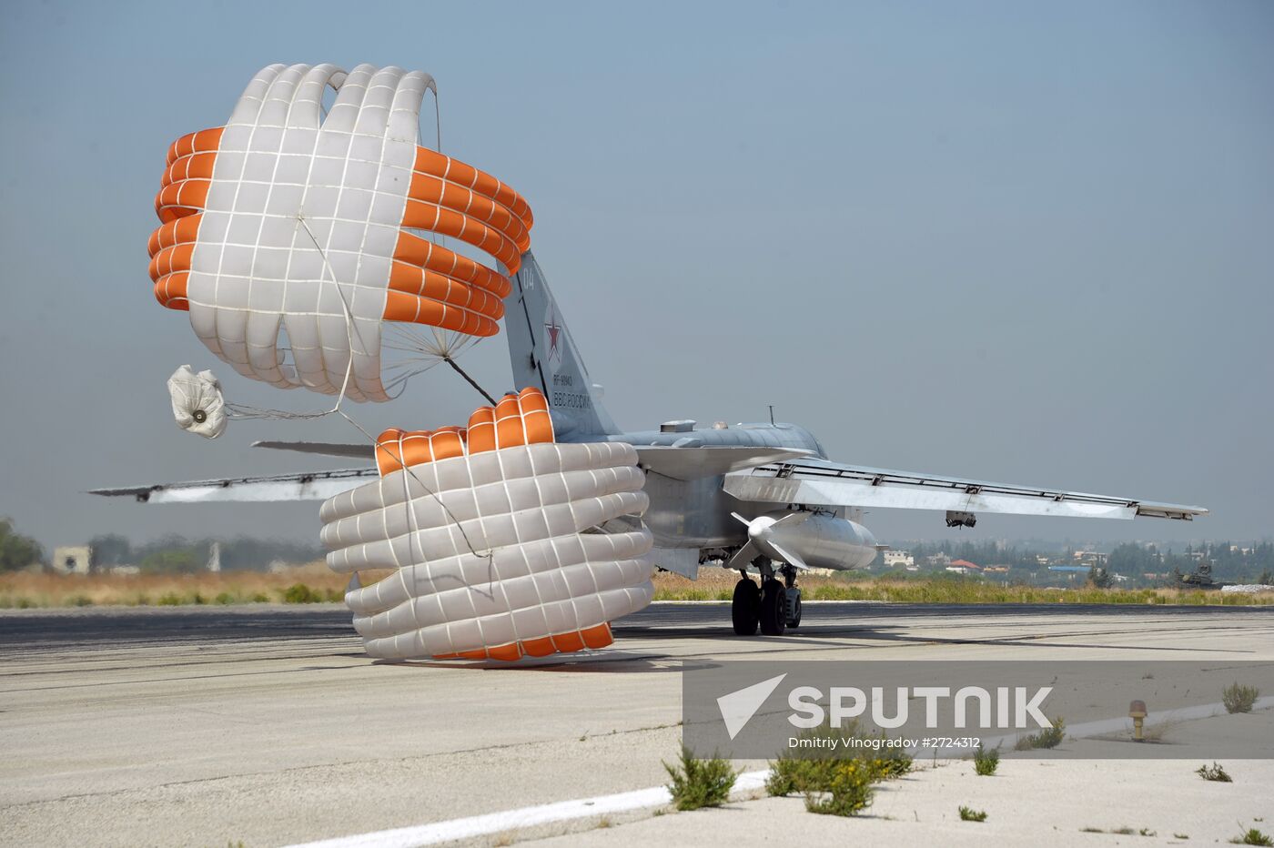 Russian aircract at Hemeimeem Air Base in Syria
