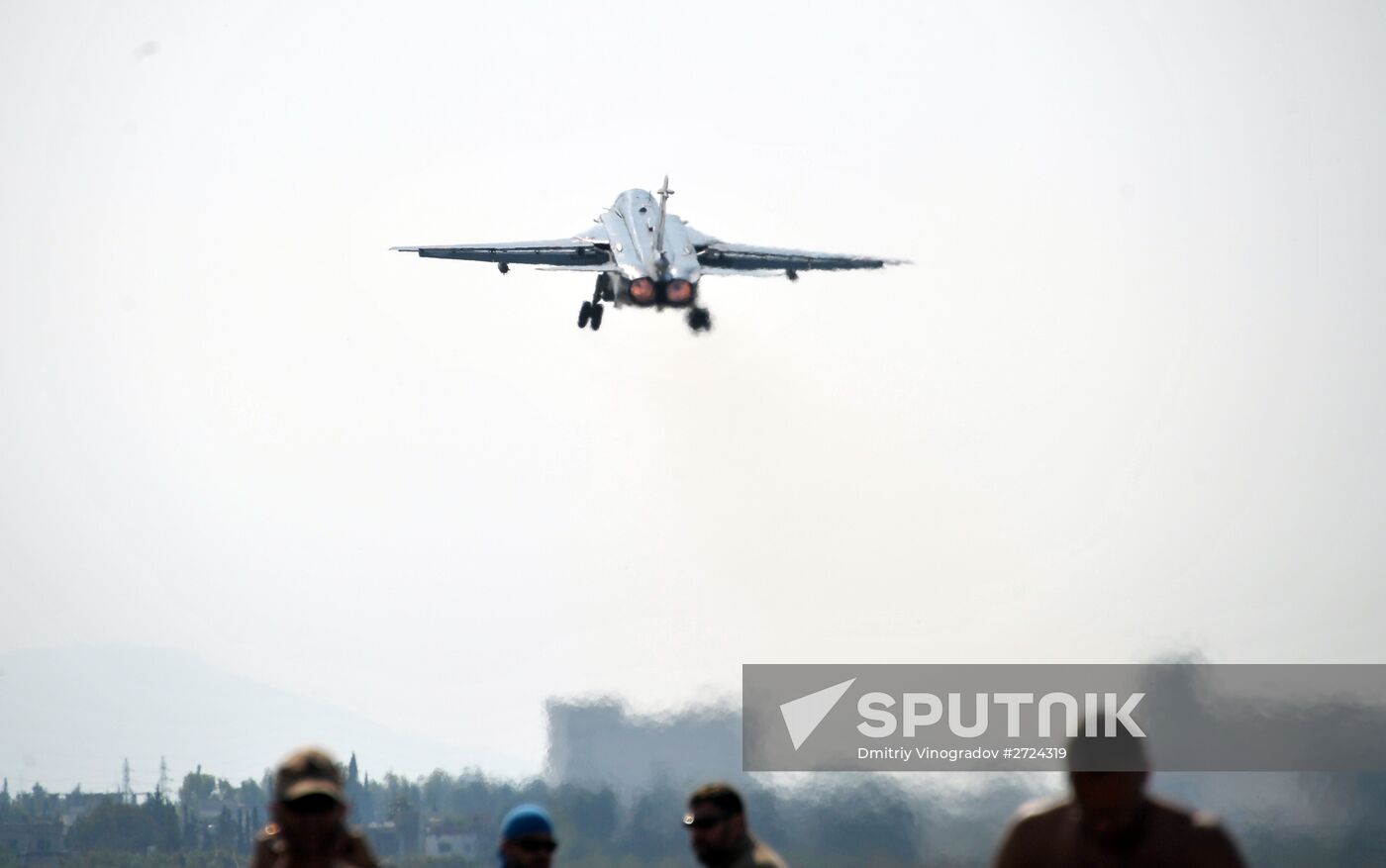 Russian aircract at Hemeimeem Air Base in Syria