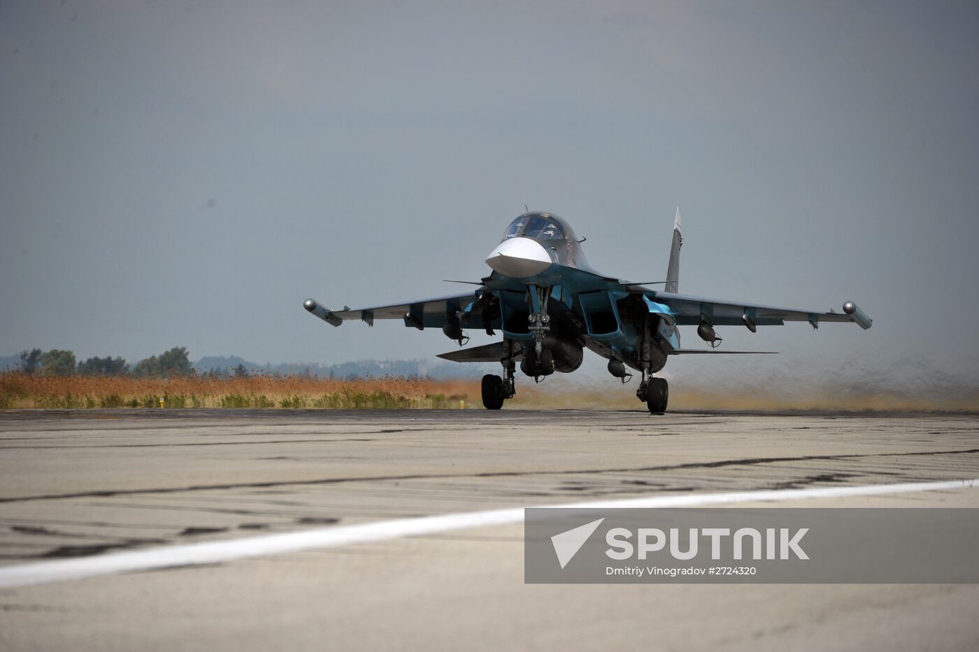 Russian aircract at Hemeimeem Air Base in Syria