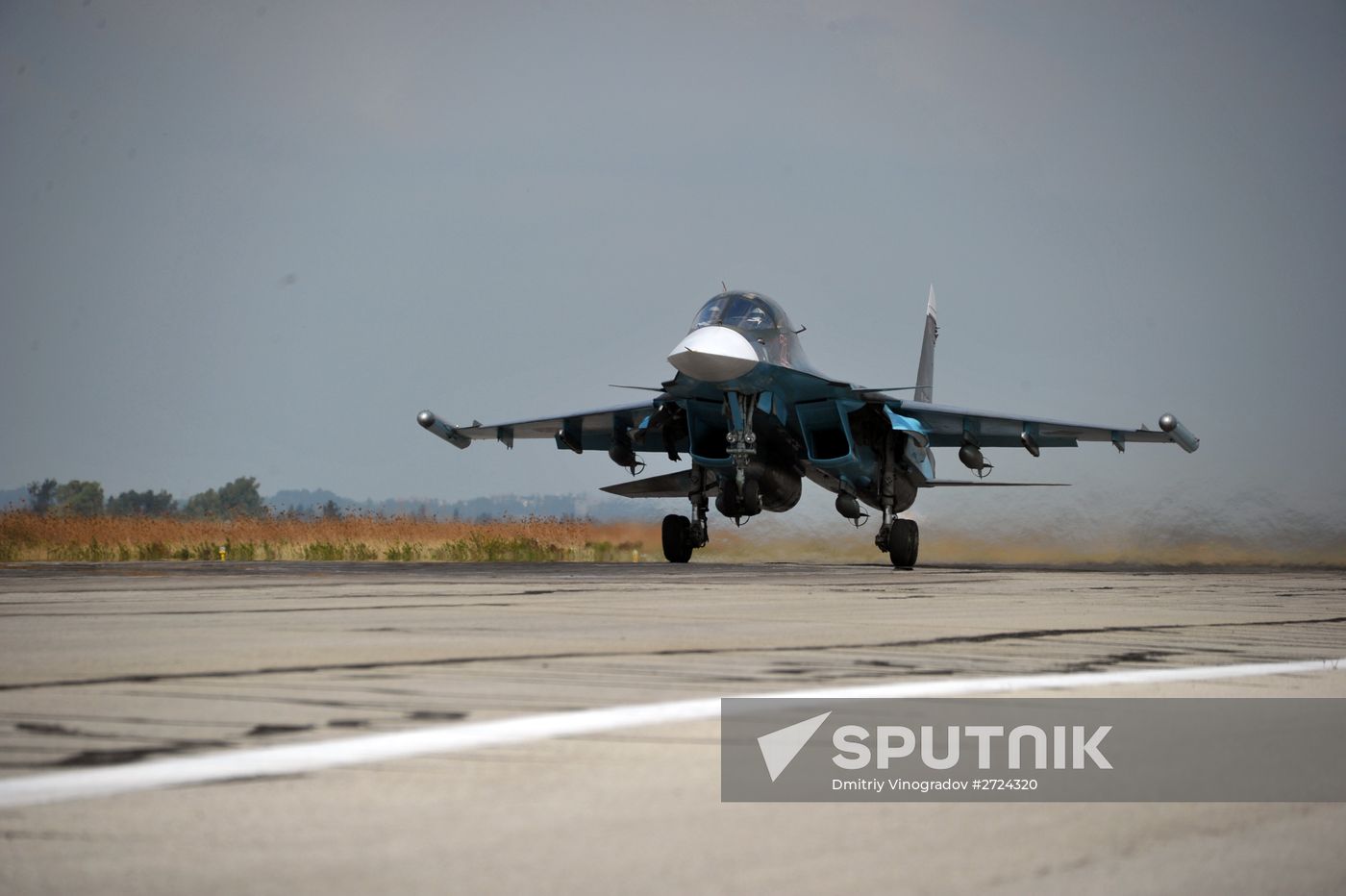 Russian aircract at Hemeimeem Air Base in Syria