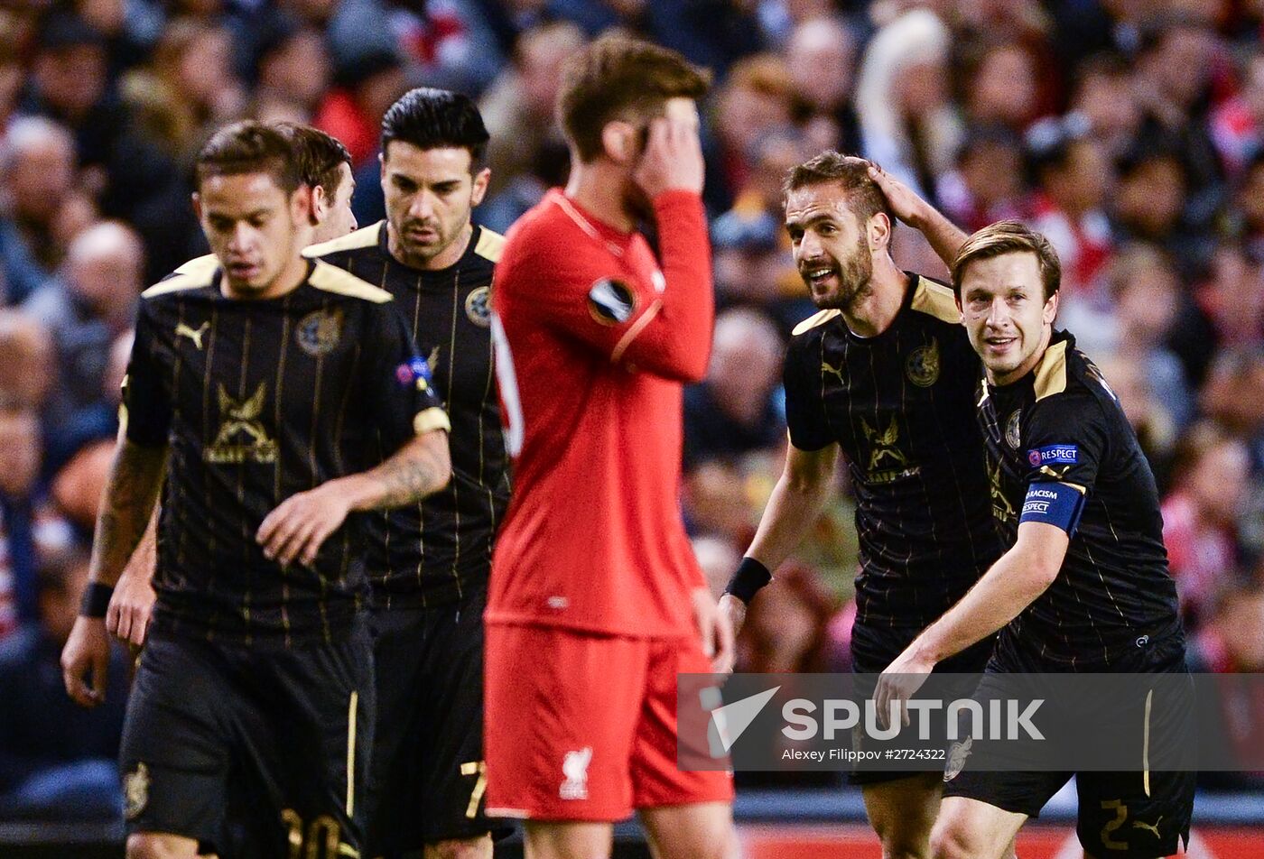 UEFA Europa League. Liverpool vs. Rubin