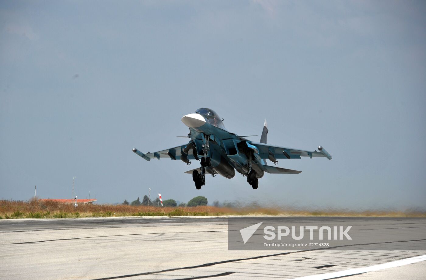 Russian aircract at Hemeimeem Air Base in Syria