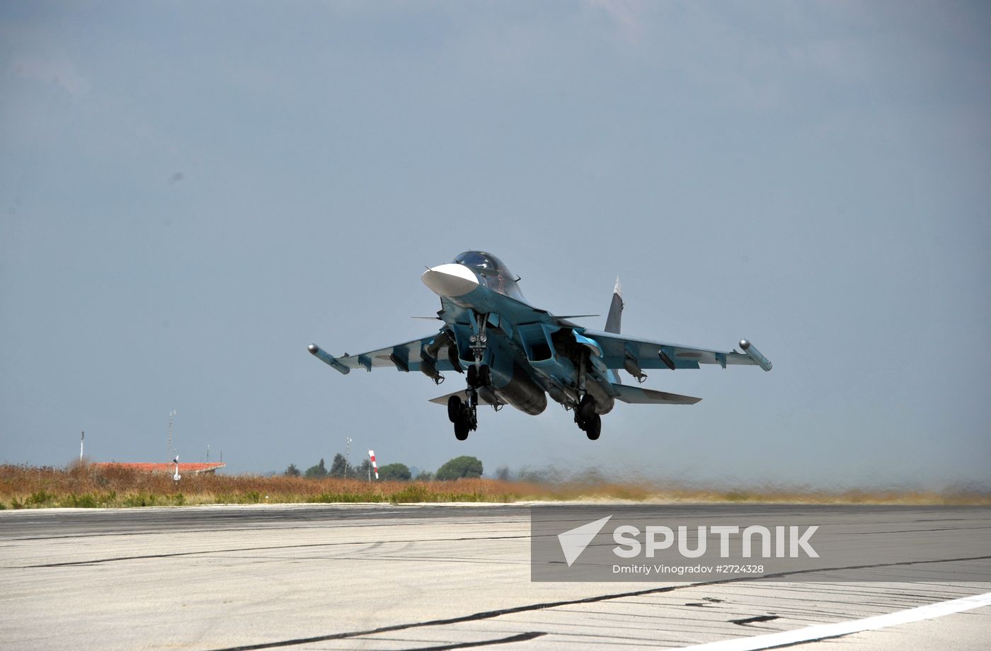 Russian aircract at Hemeimeem Air Base in Syria