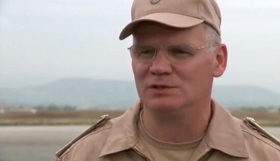 Press briefing at Hmeimim air base in Syria