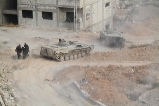 Syrian army's special operation in Harasta