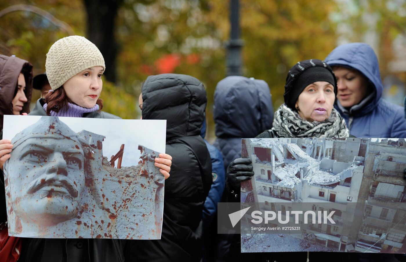 Rally in Donetsk on United Nations Day