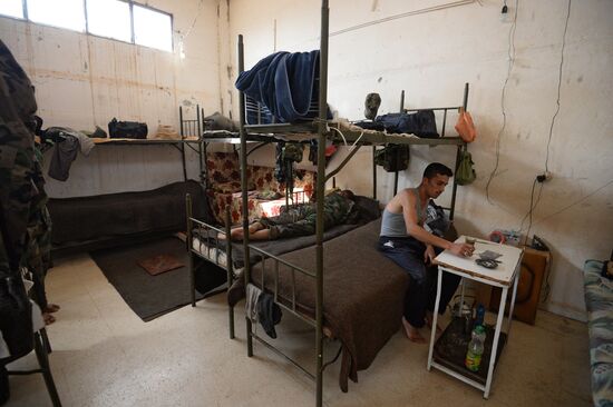 Syrian Arab Army's 2nd Corps 10th Division off Katana city, Syria