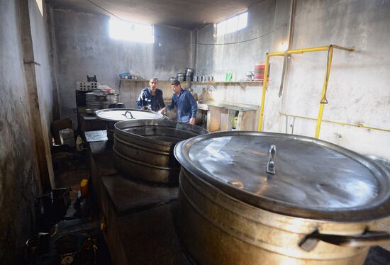 Syrian Arab Army's 2nd Corps 10th Division off Katana city, Syria