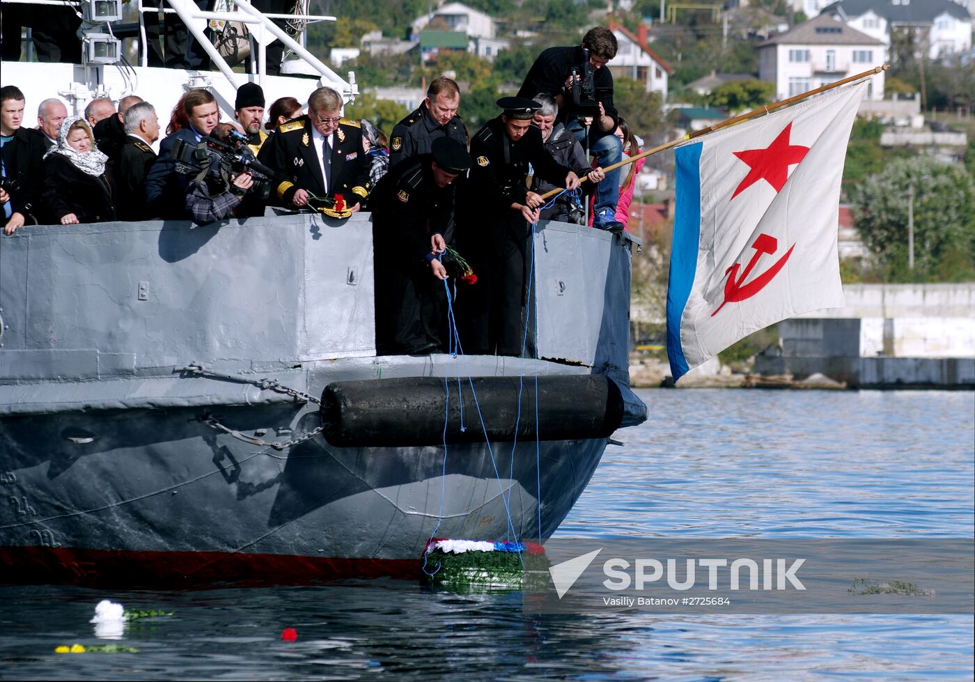 Memorial events marking 60 years since battleship Novorossiysk sank