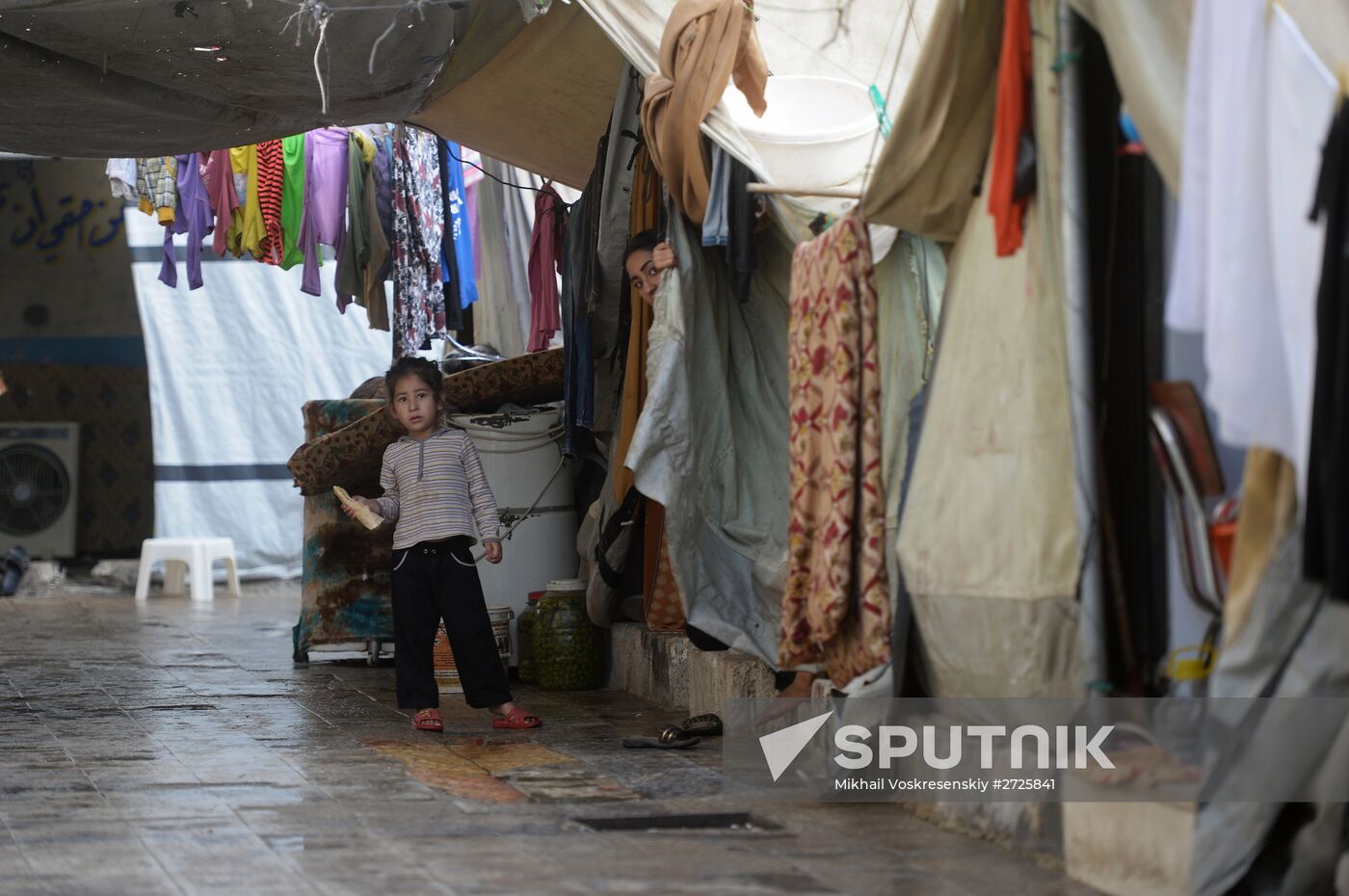Refugee camp in Damascus