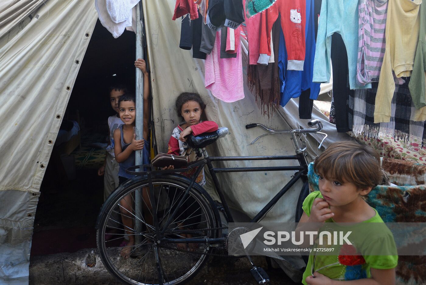 Refugee camp in Damascus