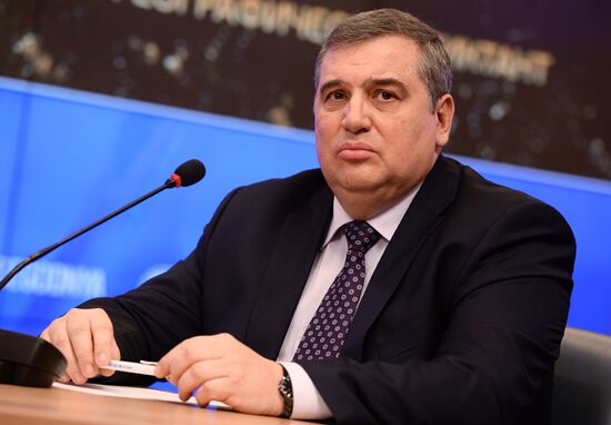 Press conference on staging Russian geography spelling quiz