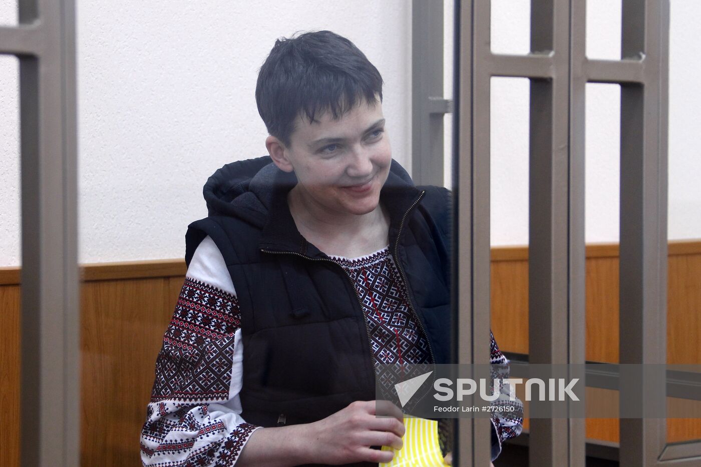 Court hearing in Ukrainian citizen Nadezhda Savchenko's case