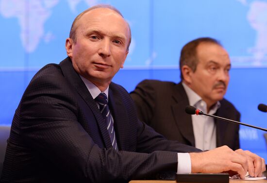 Press conference on staging Russian geography spelling quiz