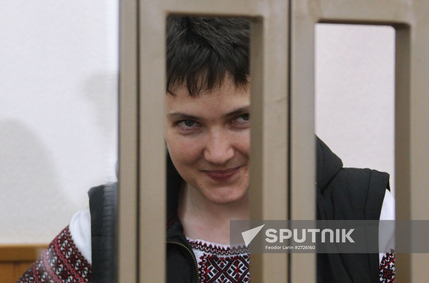 Court hearing in Ukrainian citizen Nadezhda Savchenko's case