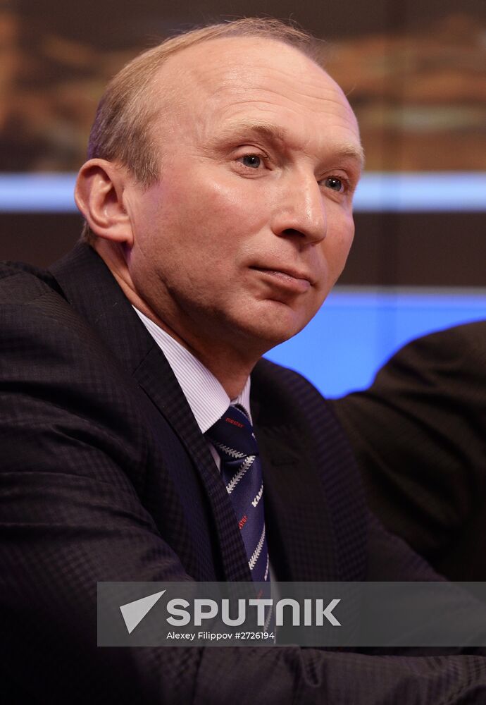Press conference on staging Russian geography spelling quiz