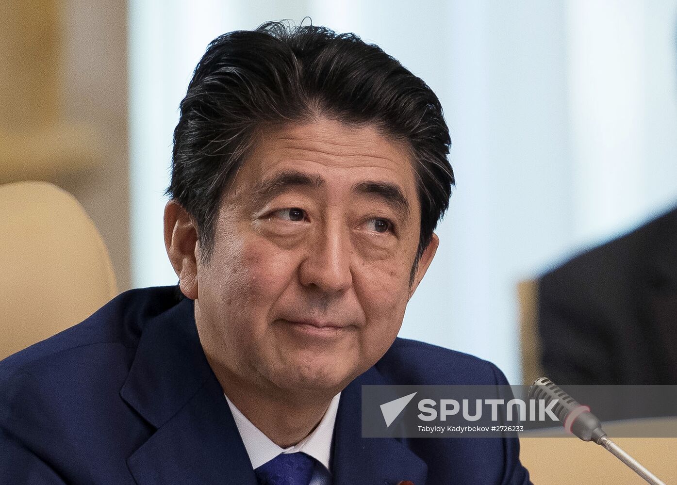 Japanese Prime Minister Shinzo Abe visits Kyrgystan