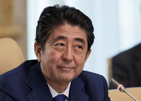 Japanese Prime Minister Shinzo Abe visits Kyrgystan