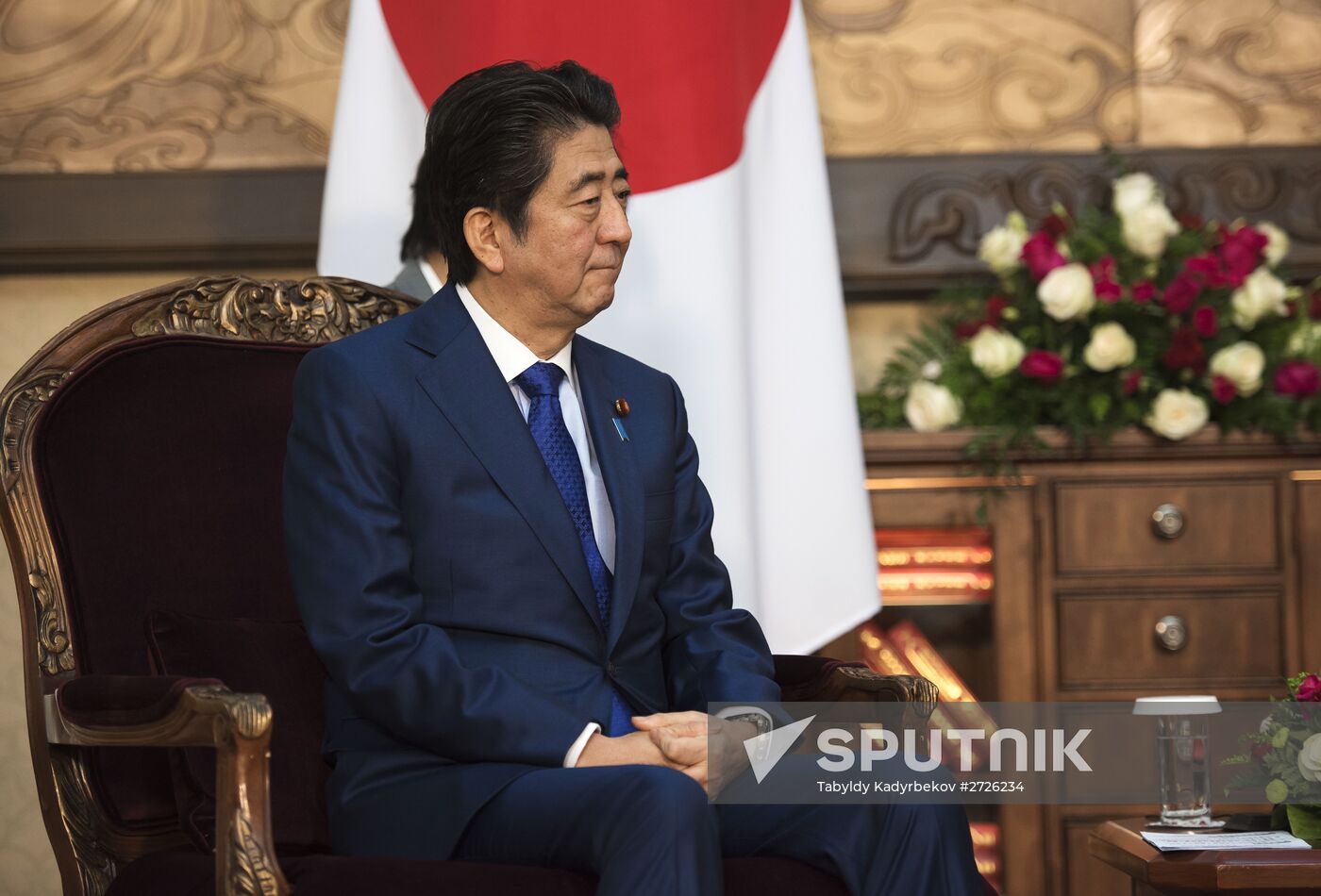 Japanese Prime Minister Shinzo Abe visits Kyrgystan