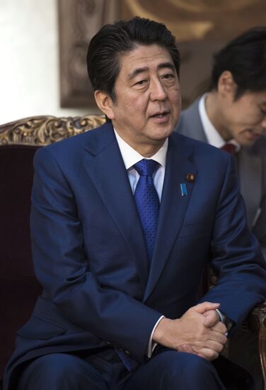 Japanese Prime Minister Shinzo Abe visits Kyrgystan