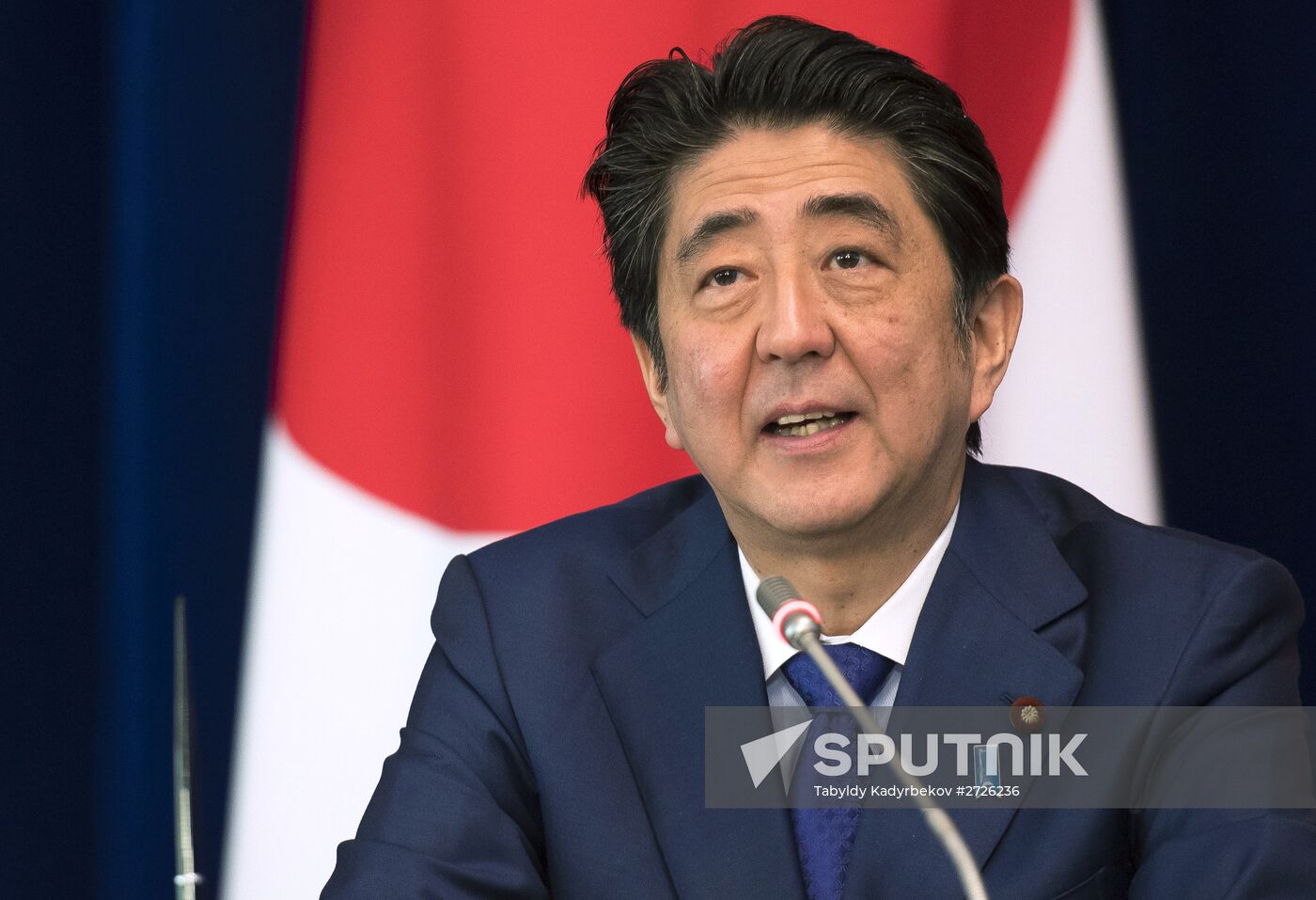 Japanese Prime Minister Shinzo Abe visits Kyrgystan