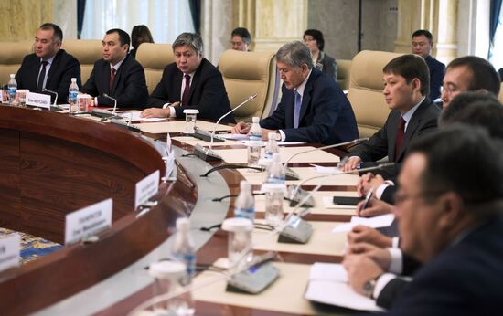 Japanese Prime Minister Shinzo Abe visits Kyrgystan