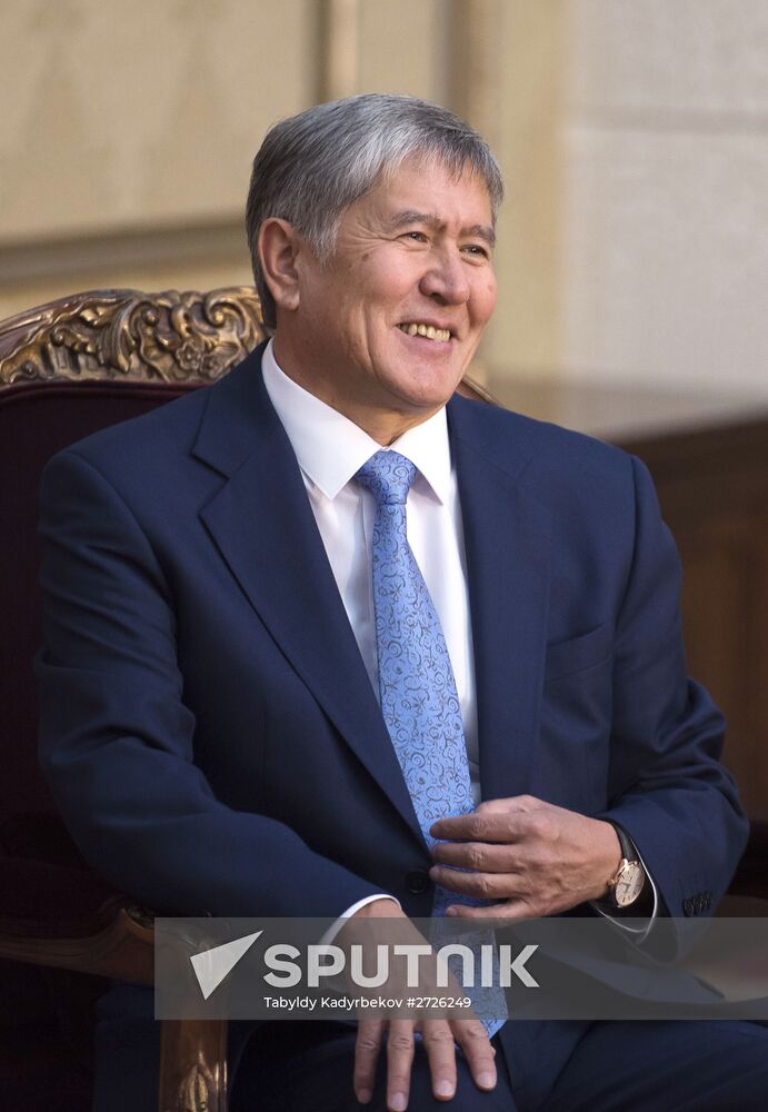 Japanese Prime Minister Shinzo Abe visits Kyrgystan