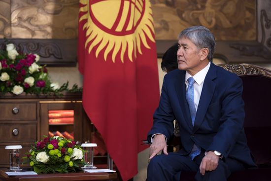 Japanese Prime Minister Shinzo Abe visits Kyrgystan