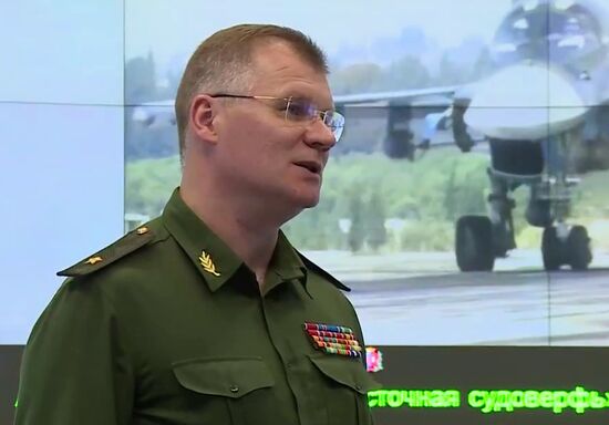 Russian Aerospace Forces carry out strikes on ISIS positions in Syria