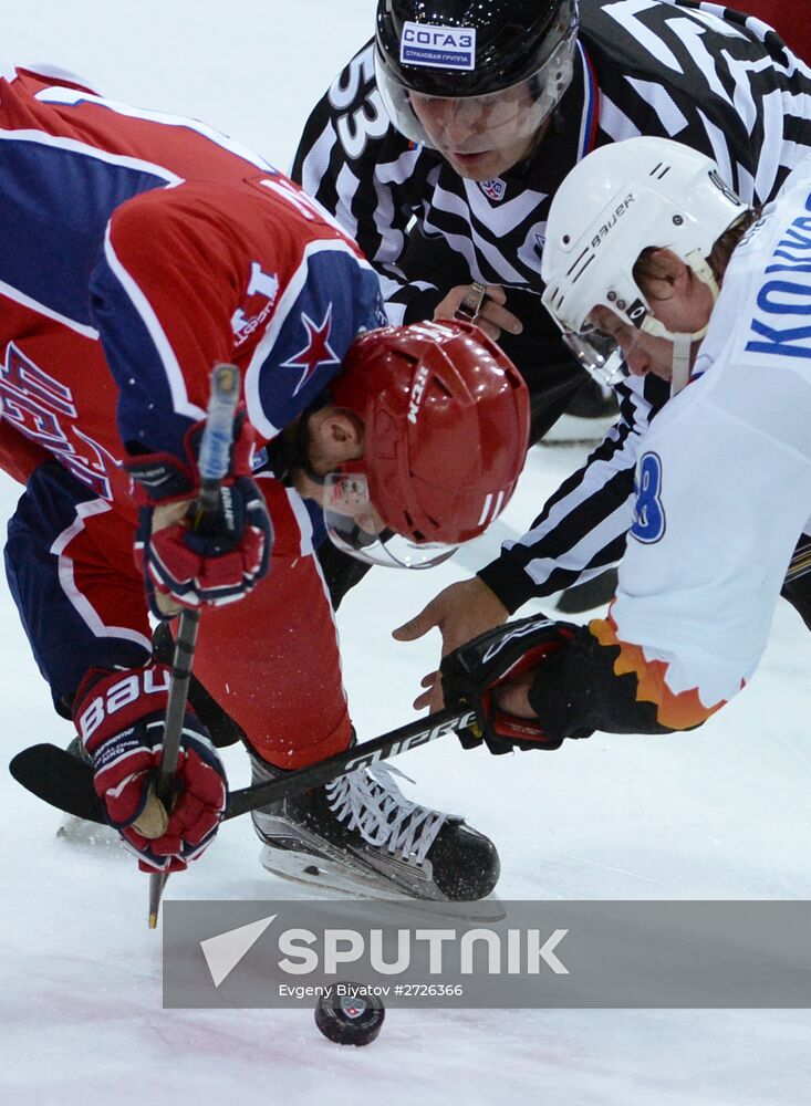 KHL. CSKA vs. Severstal