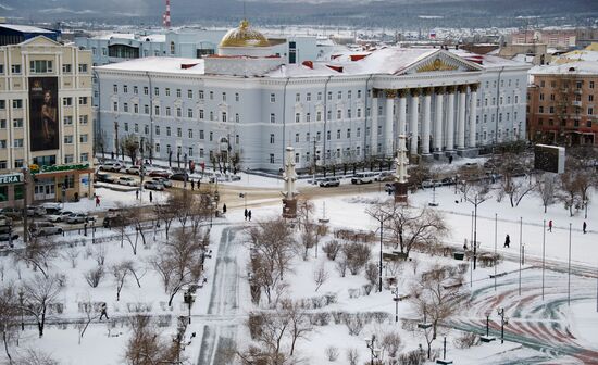 Snow in Chita