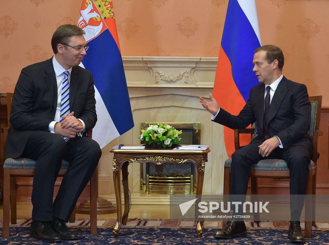 Bilateral talks between Russian Prime Minister Dmitry Medvedev and Republic of Serbia Prime Minister Aleksandar Vučić