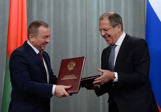 Joint meeting of boards of Russian and Belarusian Foreign Ministries