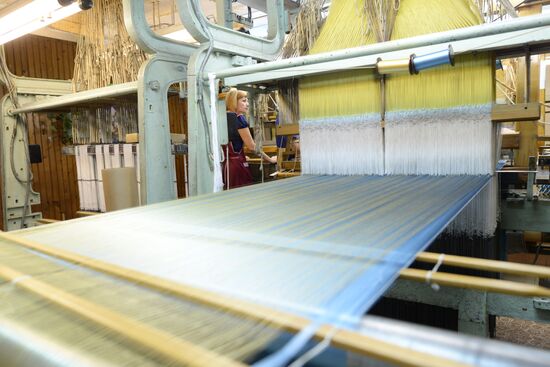 Ancient fabrics produced at Novospassky Monastery